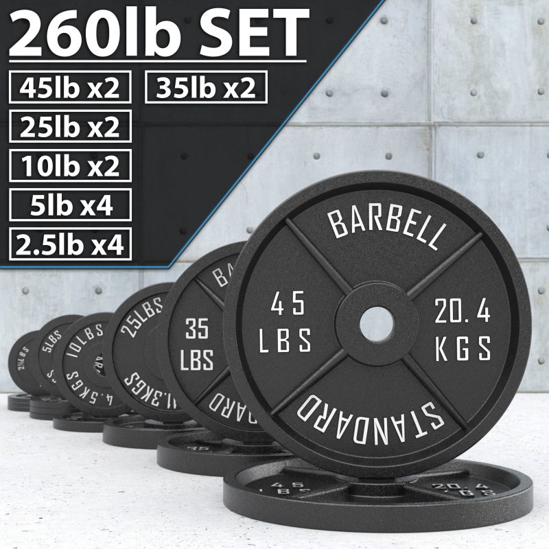 260lb 20set 20standard 20metal 20weight 20plate 20amazon 20image 203