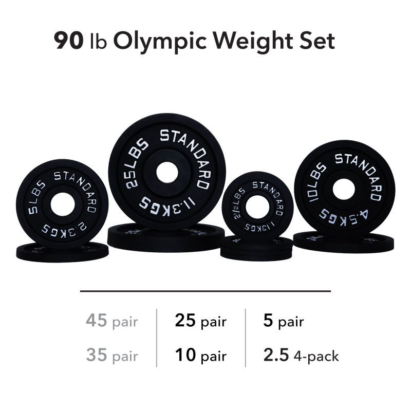 90 lb weight set 14e38aa8 b9ab 47f3 9a08 95d7fbfaad05