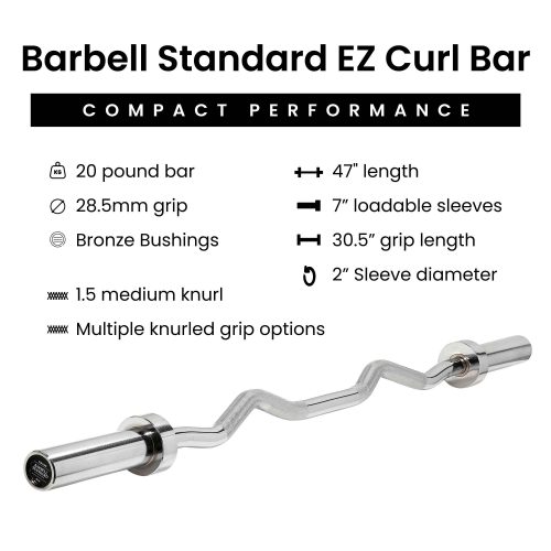 Barbell Standard ez curl bar sq 0afb8c31 d0c5 4b2d b9df 3ccac12f5ec7