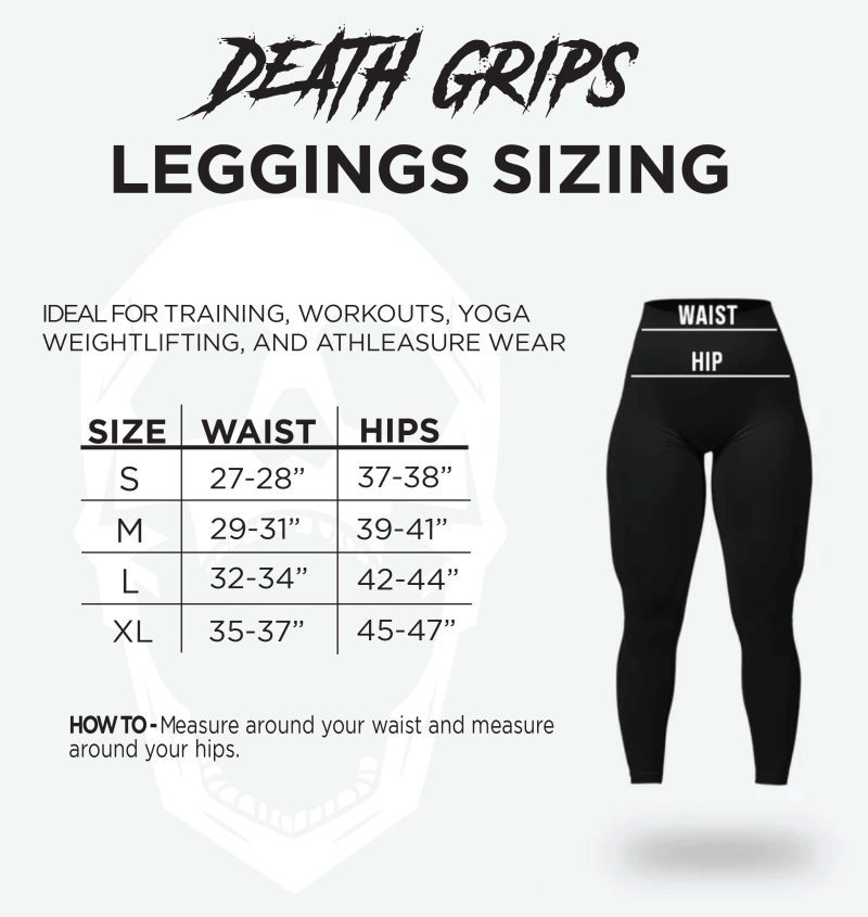 DG LEGGINGS SIZECHART