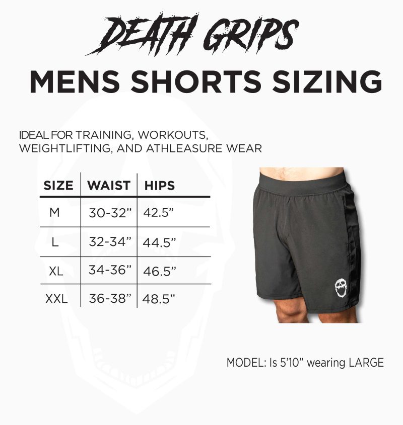 DG MENS SHORTS CHART