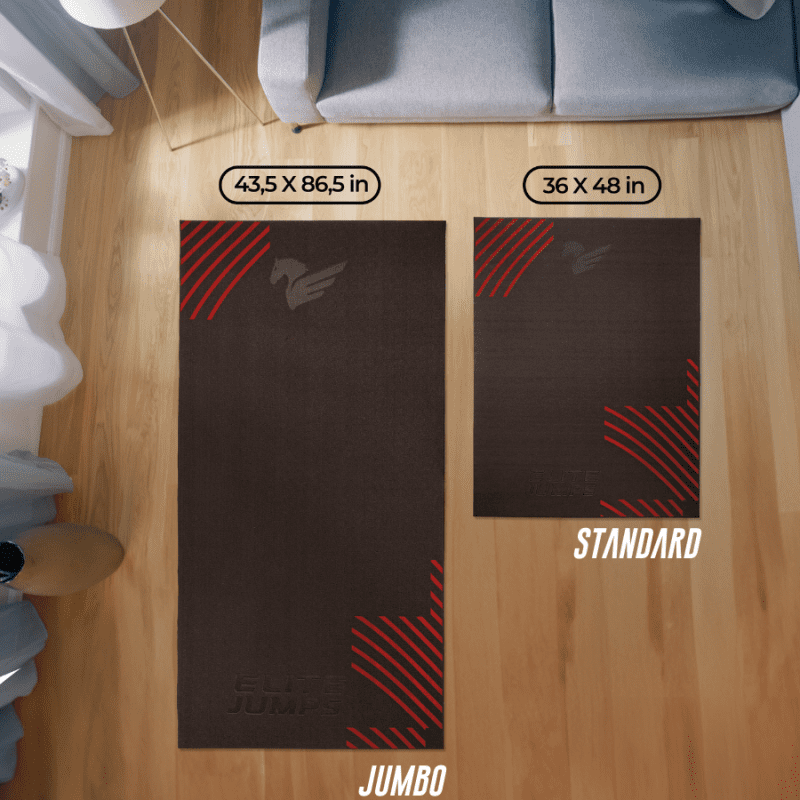 Jump Rope Mat Size Comparison