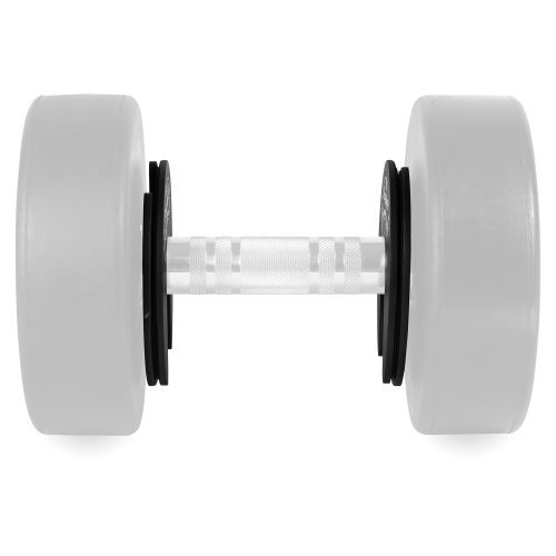 PlateMate R 3 Transparent Dumbbells On White 1