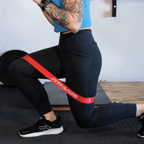 SSF 12x2in Mini Bands Danya Red Lunge 1