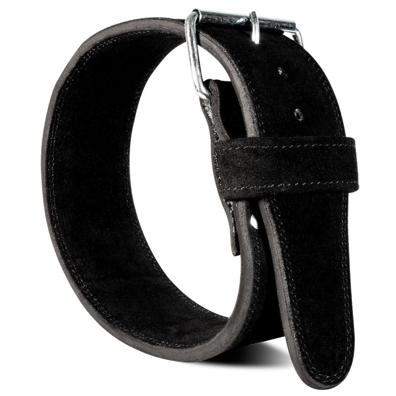 SSF Belts Single Prong Black Leather CLEANED UP Main Image 3