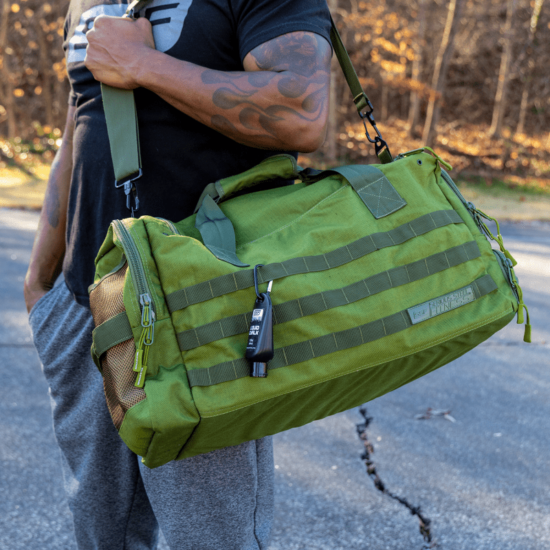 SSF Duffel Bag Charles Mid Bud Green On Shoulder Jan 2023 1 3b5c124d a50d 42e9 bccd b4659cb75a20