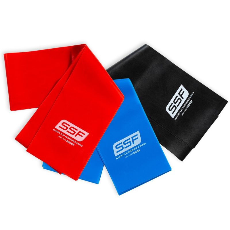 SSF Flat Bands Red Blue Black 3 Pack Main Image Jan 2024 1