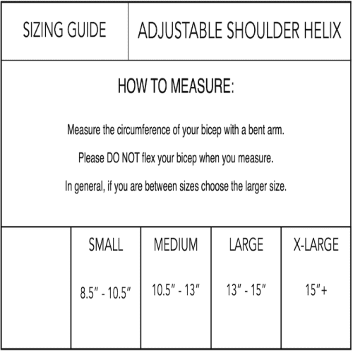 SizingChartAdjustableShoulder