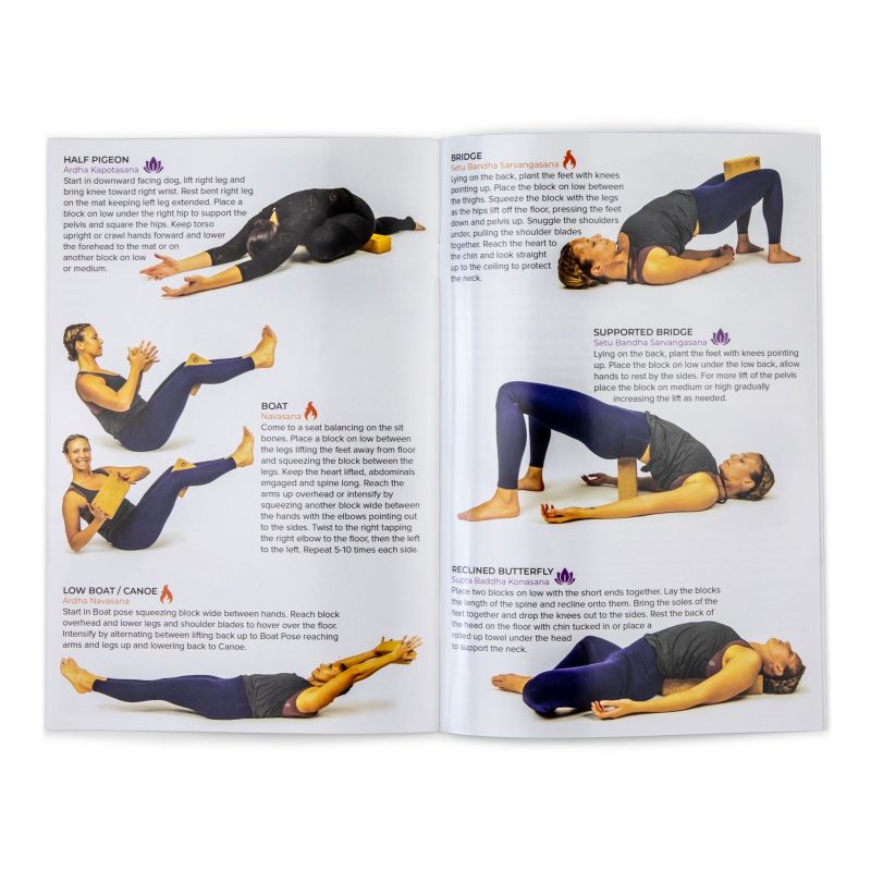 Yoga Block Guide Book Inside