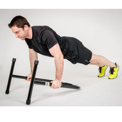 black xl single bar pushup 1200