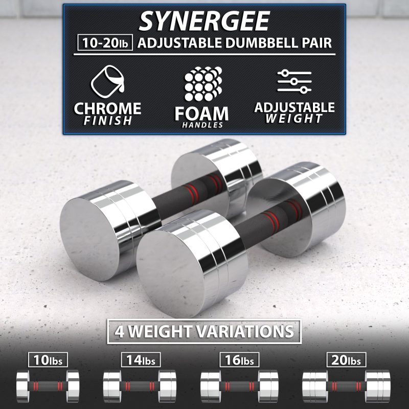 chrome 20adjustable 20dumbbell 2020lb 20image 202nn