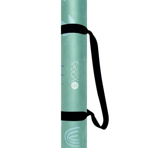 combo yoga mat 2 in 1 mat towel earth green lightweight ultra soft yoga design lab 4