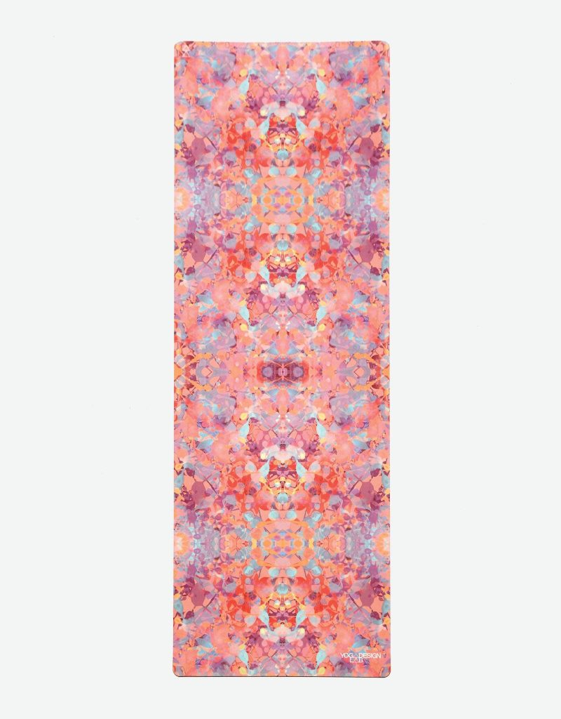 combo yoga mat 2 in 1 mat towel kaleidoscope non slip yoga mat yoga design lab 1