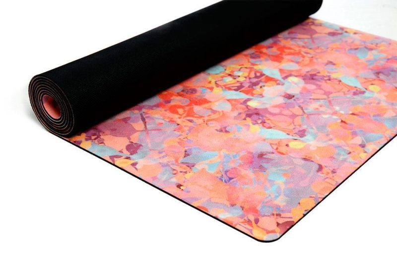 combo yoga mat 2 in 1 mat towel kaleidoscope non slip yoga mat yoga design lab 6