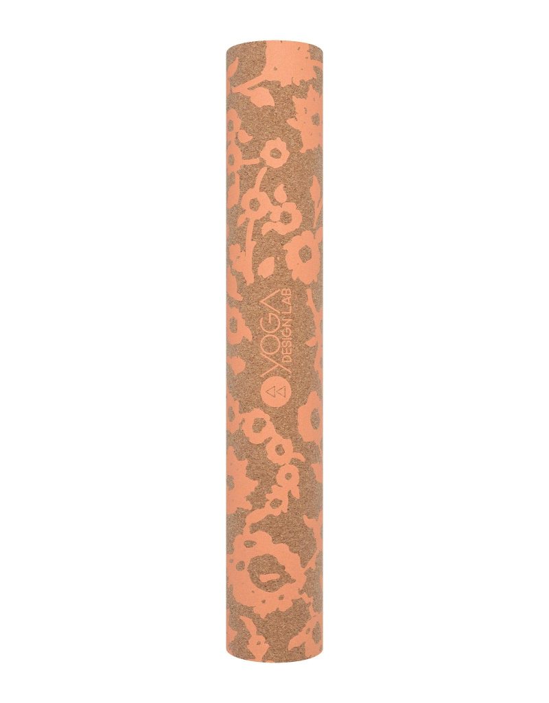 cork yoga mat floral batik coral eco friendly yoga mats and washable yoga mats yoga design lab 5