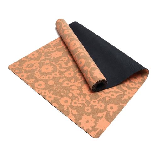 cork yoga mat floral batik coral eco friendly yoga mats and washable yoga mats yoga design lab 6