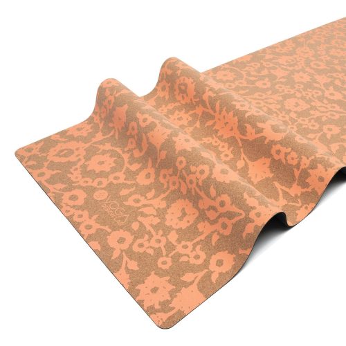 cork yoga mat floral batik coral eco friendly yoga mats and washable yoga mats yoga design lab 7