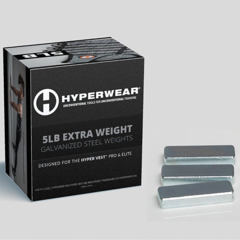 hyper vest 5 lbs weighted vest weights for pro or elite model 927026