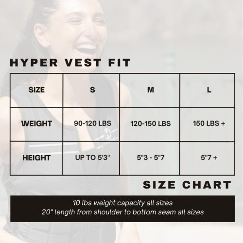 hyper vest fit weighted vest for women 654841