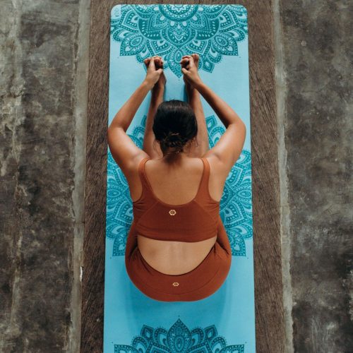 infinity yoga mat 5mm mandala aqua the best yoga mat provides great support yoga design lab 10