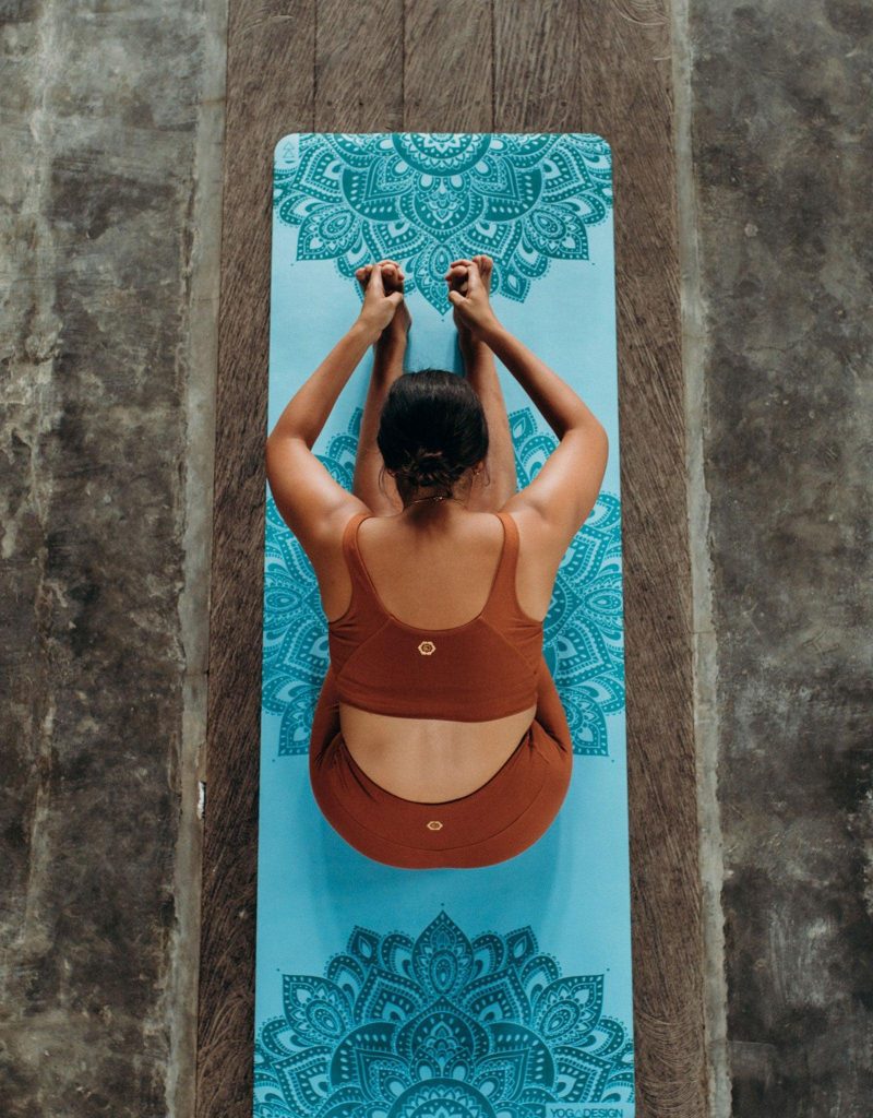 infinity yoga mat 5mm mandala aqua the best yoga mat provides great support yoga design lab 10