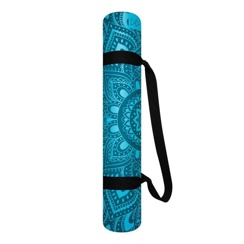 infinity yoga mat 5mm mandala aqua the best yoga mat provides great support yoga design lab 5