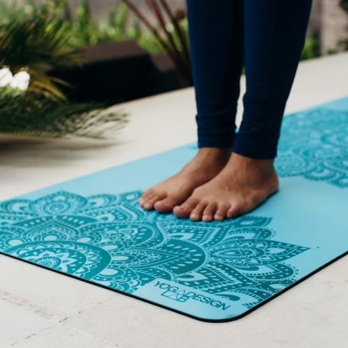 infinity yoga mat 5mm mandala aqua the best yoga mat provides great support yoga design lab 8