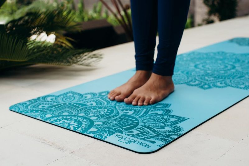 infinity yoga mat 5mm mandala aqua the best yoga mat provides great support yoga design lab 8