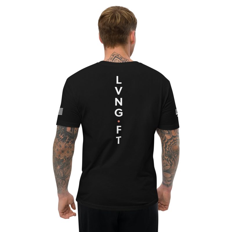 mens fitted t shirt black back 6269e012a3037