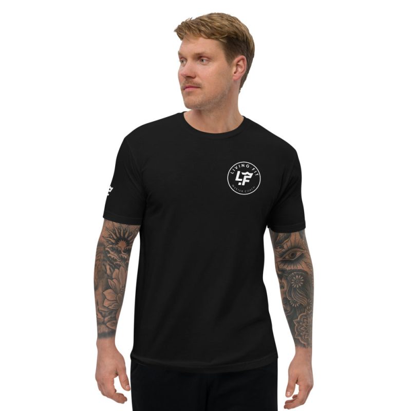 mens fitted t shirt black front 61fd999880f04