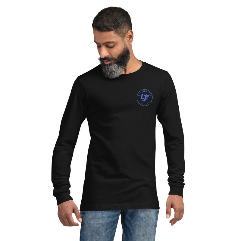 Black Long Sleeve LF Blue Circle Logo Tee