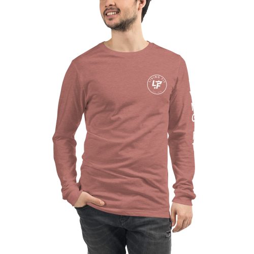 unisex long sleeve tee heather mauve front 656037151e106