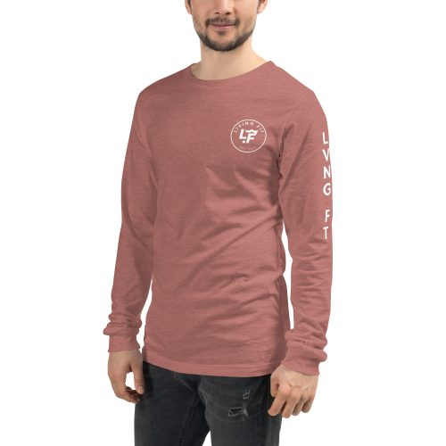 unisex long sleeve tee heather mauve left front 656037151f446