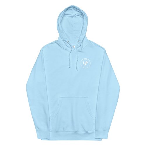 Sky Blue  Hoodie White Circle Logo