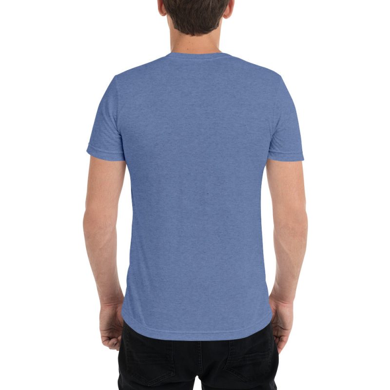 unisex tri blend t shirt blue triblend back 6560362eca371