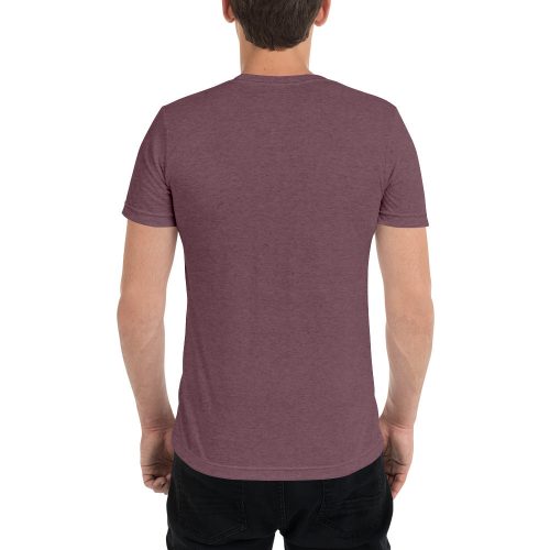 unisex tri blend t shirt maroon triblend back 6560362ec6b65