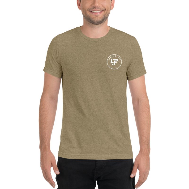 unisex tri blend t shirt olive triblend front 6560362ed084b