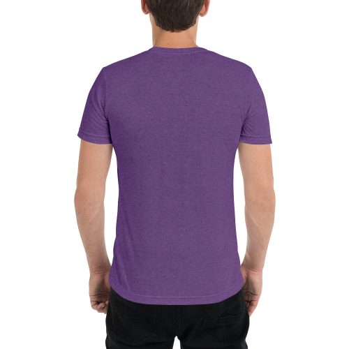 unisex tri blend t shirt purple triblend back 6560362ec3773