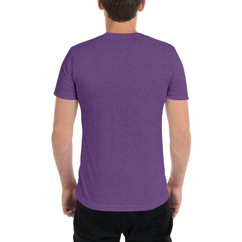 unisex tri blend t shirt purple triblend back 6560362ec3773