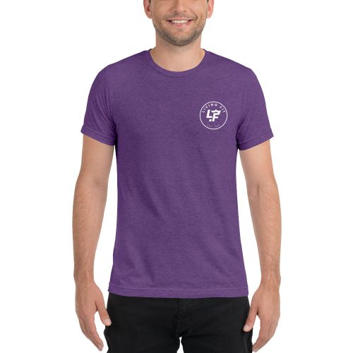 unisex tri blend t shirt purple triblend front 6560362ec317f