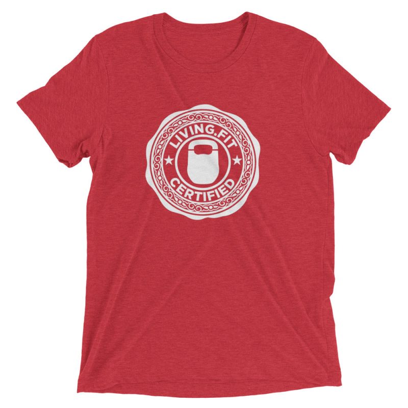 unisex tri blend t shirt red triblend front 61e62ae4e4d11