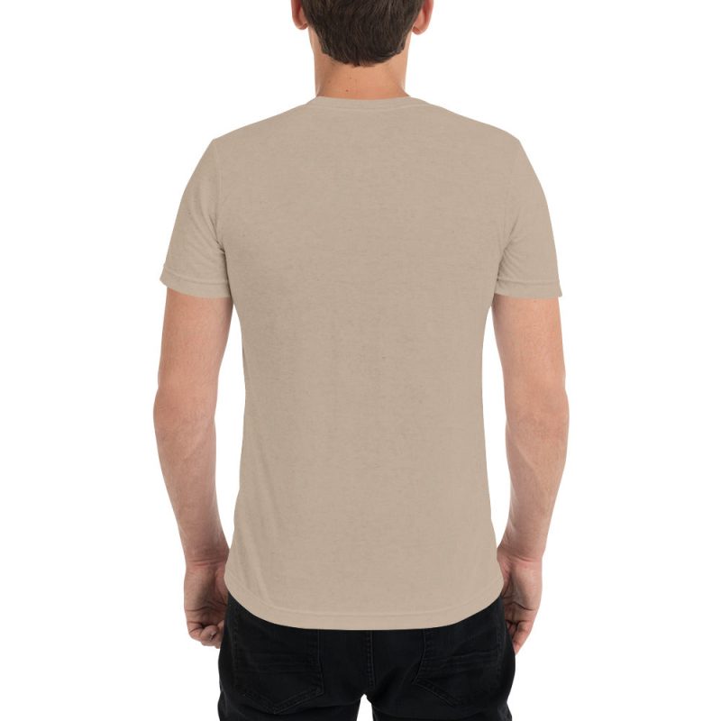 unisex tri blend t shirt tan triblend back 6560362ed95eb