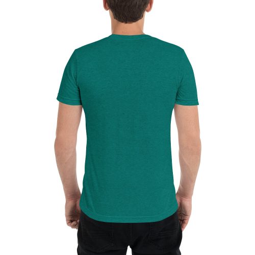 unisex tri blend t shirt teal triblend back 656036996bceb