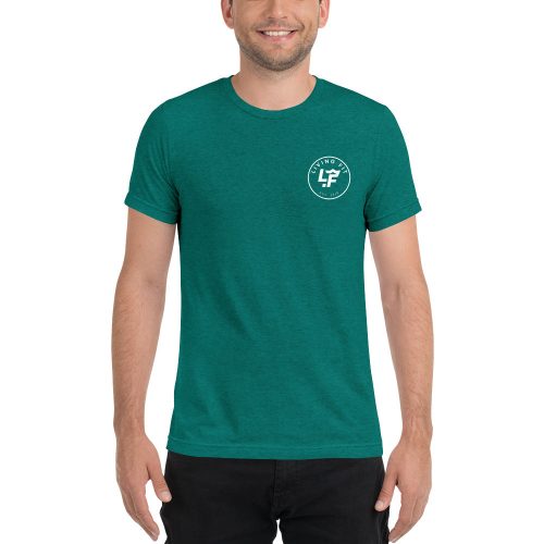 unisex tri blend t shirt teal triblend front 6560362ec4c02