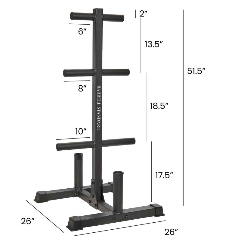 weight tree barbell and weight rack