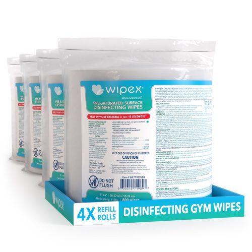 wipex 800 refill disinfecting wipes 4pack boot