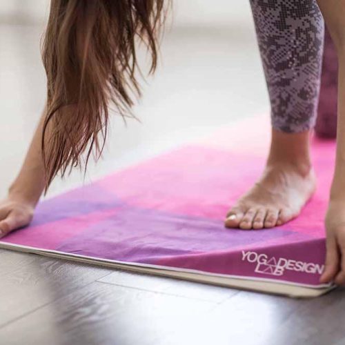 yoga mat towel geo ultra grippy moisture absorbing and quick dry yoga design lab 6