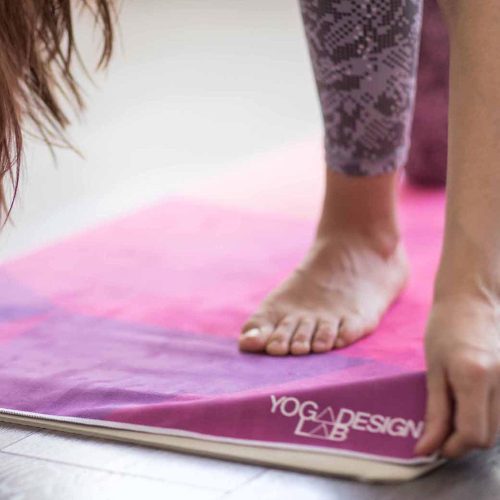 yoga mat towel geo ultra grippy moisture absorbing and quick dry yoga design lab 7