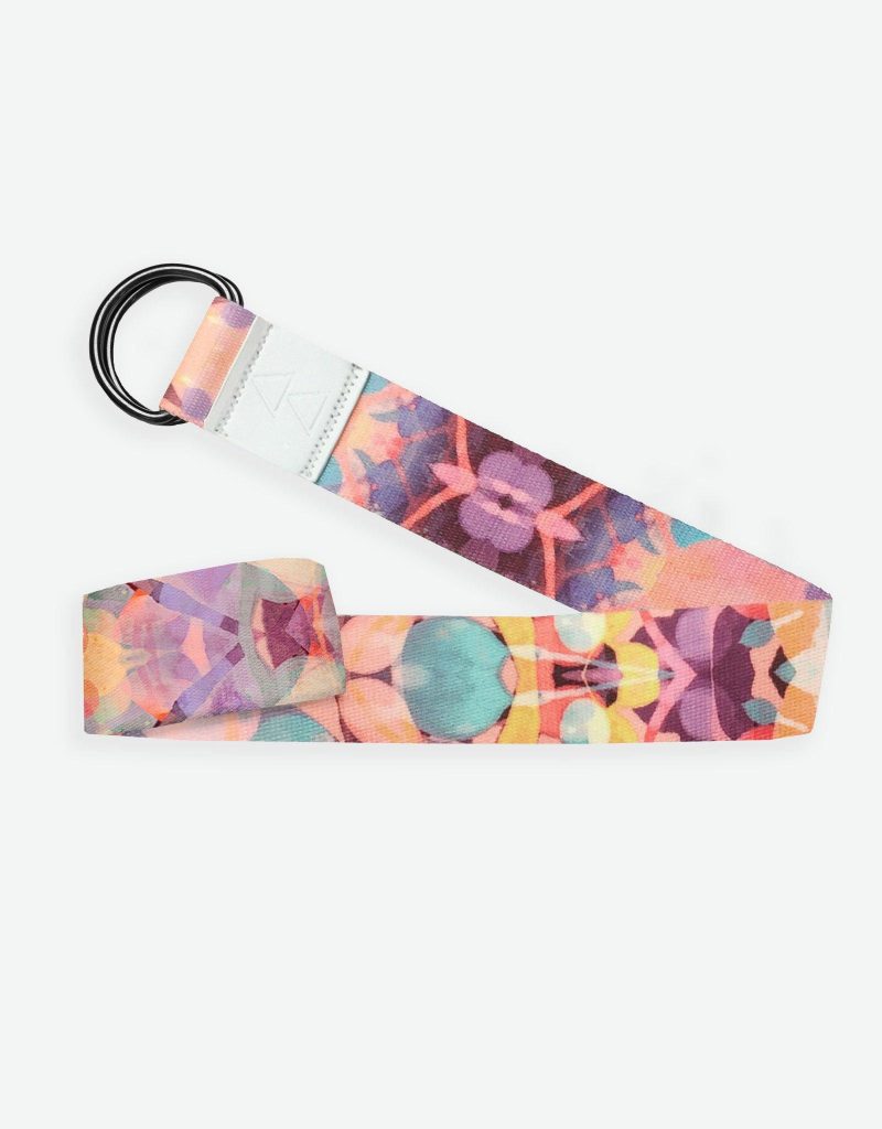 yoga strap kaleidoscope best for stretching pilates physical therapy yoga design lab 1