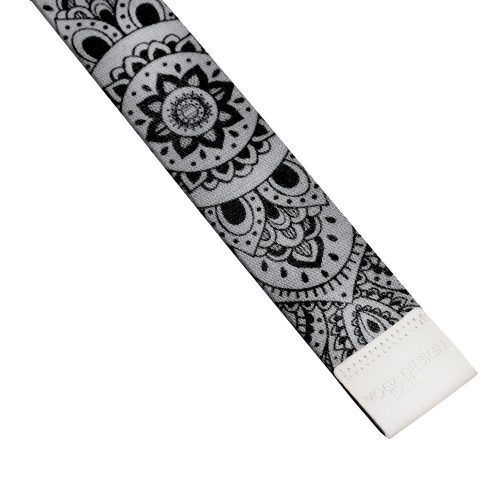 yoga strap mandala black best for stretching pilates physical therapy yoga design lab 3